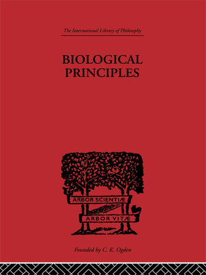 cover image of Biological Principles